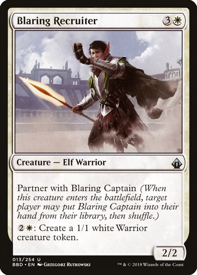 Image for Blaring Recruiter (Battlebond) (13) - Magic: The Gathering