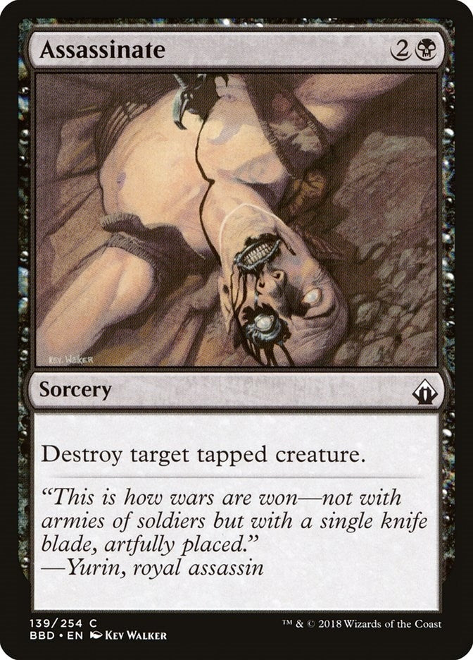 Image for Assassinate (Battlebond) (139) - Magic: The Gathering