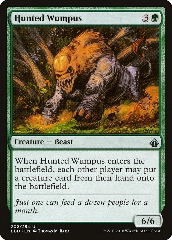 Image for Hunted Wumpus (Battlebond) (202) - Magic: The Gathering