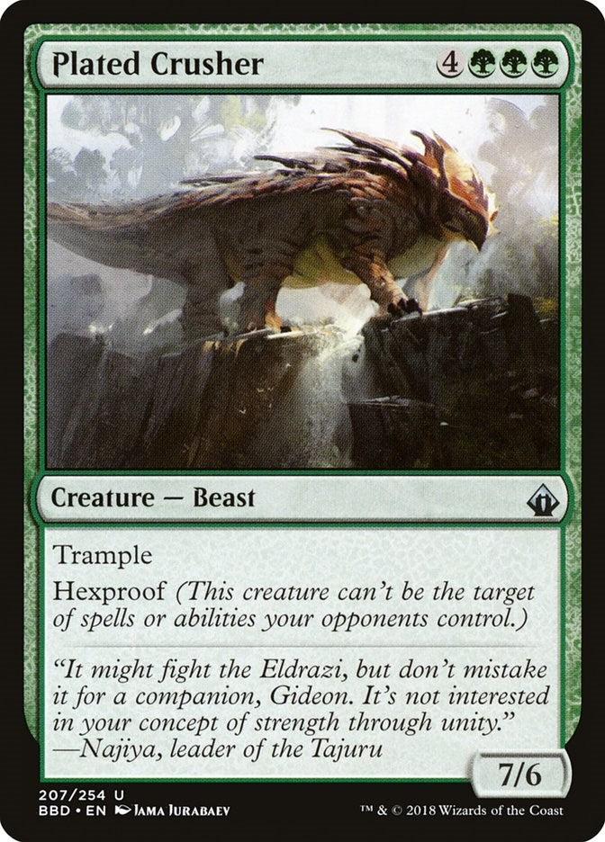 Image for Plated Crusher (Battlebond) (207) - Magic: The Gathering