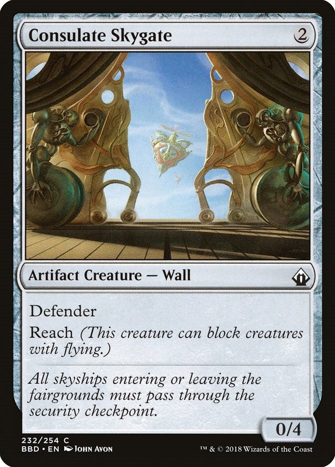 Image for Consulate Skygate (Battlebond) (232) - Magic: The Gathering