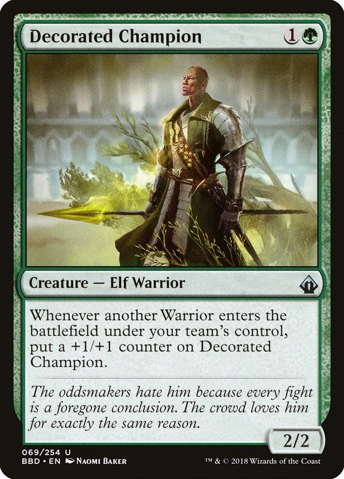 Image for Decorated Champion (Battlebond) (69) - Magic: The Gathering