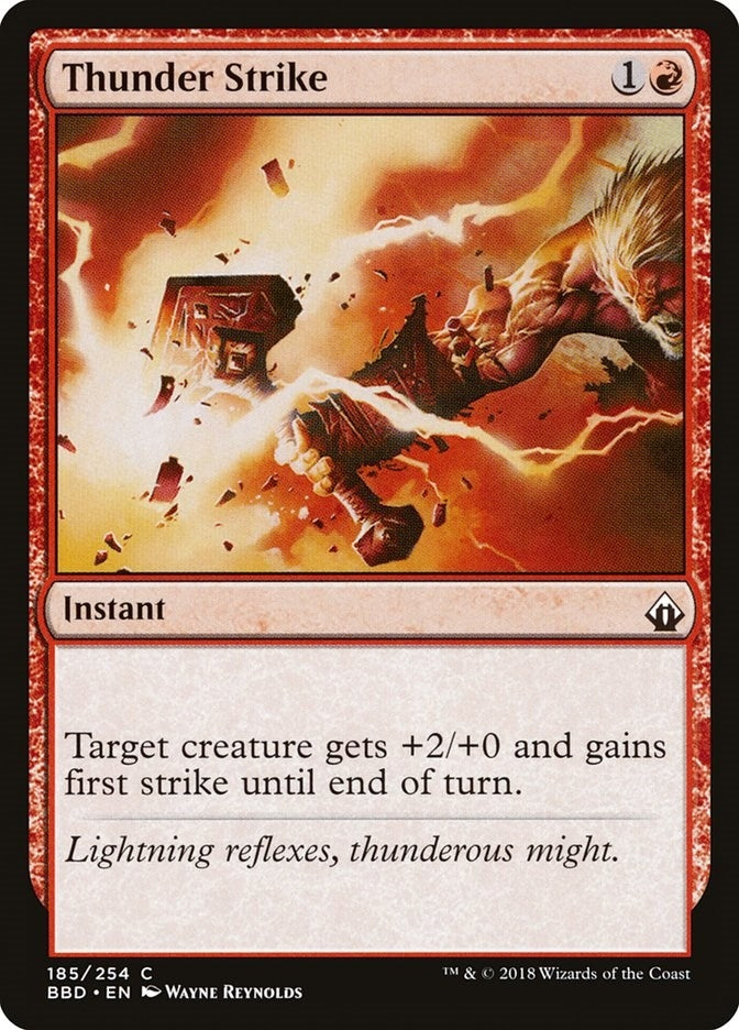 Image for Thunder Strike (Battlebond) (185) - Magic: The Gathering