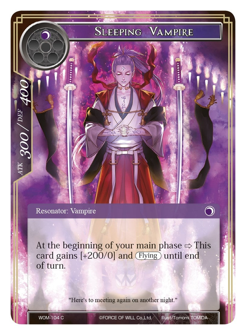 Image for Sleeping Vampire (Winds of the Ominous Moon) (WOM-104) - Force of Will