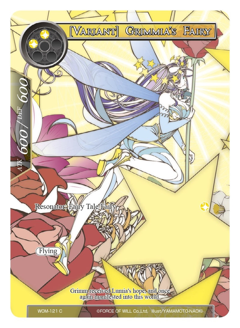 Image for [Variant] Grimmia's Fairy (Full Art) (Winds of the Ominous Moon) (WOM-121) - Force of Will