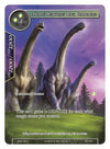 Image for [Variant] Herbivorous Beast, Silomosaurus (Full Art) (Winds of the Ominous Moon) (WOM-124) - Force of Will