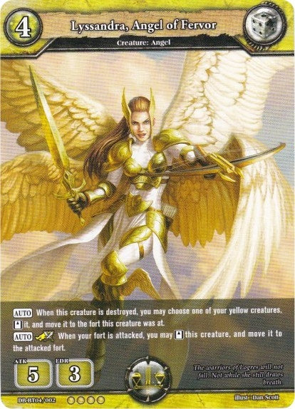Image for Lyssandra, Angel of Fervor (Surge of Titans) (DB-BT04/002) - Dragoborne