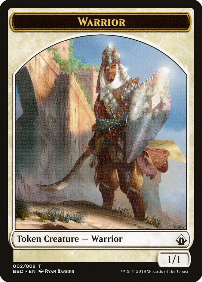 Image for Warrior Token (Battlebond) (2) - Magic: The Gathering