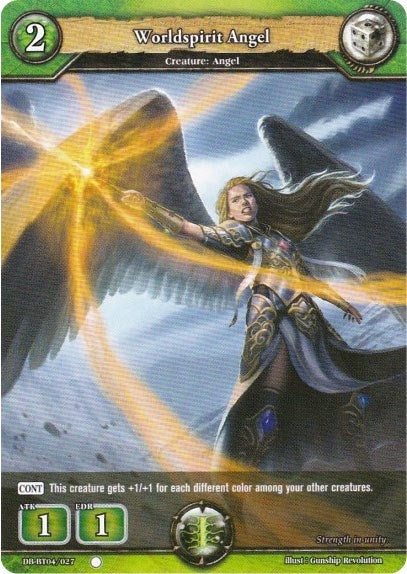 Image for Worldspirit Angel (Surge of Titans) (DB-BT04/027) - Dragoborne