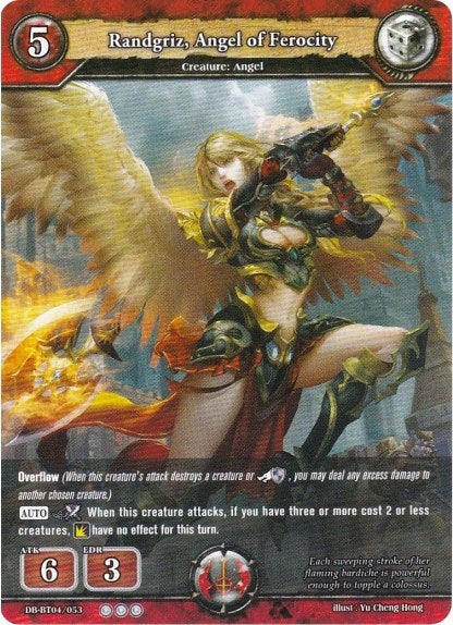 Image for Randgriz, Angel of Ferocity (Surge of Titans) (DB-BT04/053) - Dragoborne