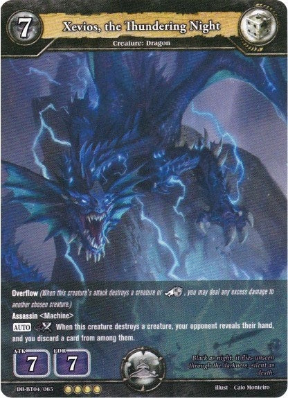 Image for Xevios, the Thundering Night (Surge of Titans) (DB-BT04/065) - Dragoborne