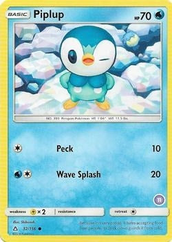 Image for Piplup (11) (SM Trainer Kit: Alolan Sandslash & Alolan Ninetales) (32/156) - Pokemon