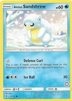 Image for Alolan Sandshrew (29) (SM Trainer Kit: Alolan Sandslash & Alolan Ninetales) (19/145) - Pokemon