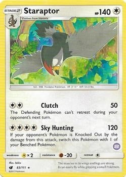 Image for Staraptor (22) (SM Trainer Kit: Alolan Sandslash & Alolan Ninetales) (83/111) - Pokemon