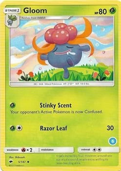 Image for Gloom (6) (SM Trainer Kit: Alolan Sandslash & Alolan Ninetales) (5/147) - Pokemon