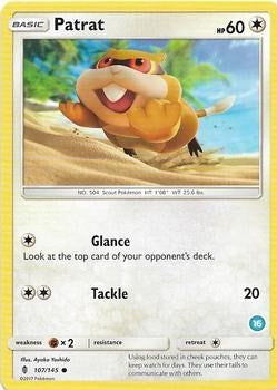 Image for Patrat (16) (SM Trainer Kit: Alolan Sandslash & Alolan Ninetales) (107/145) - Pokemon