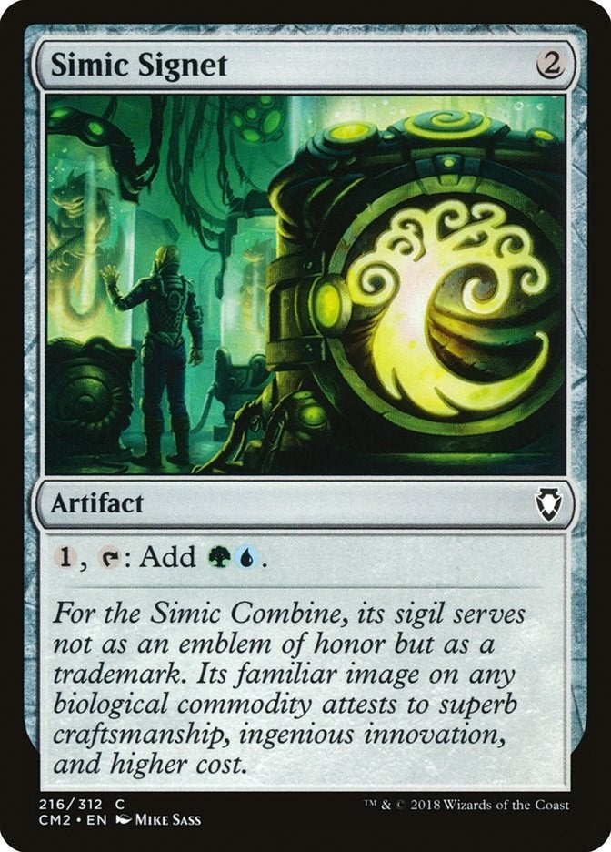 Image for Simic Signet (216) (Commander Anthology Volume II) (216) - Magic: The Gathering
