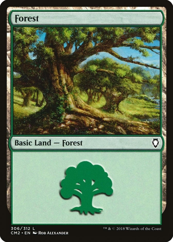 Image for Forest (306) (Commander Anthology Volume II) (306) - Magic: The Gathering