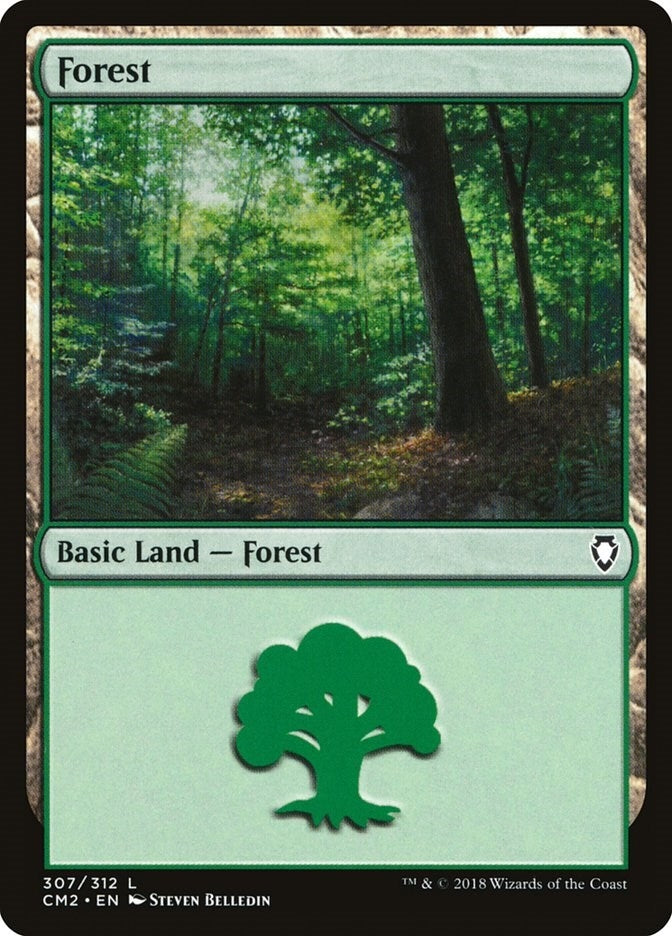 Image for Forest (307) (Commander Anthology Volume II) (307) - Magic: The Gathering