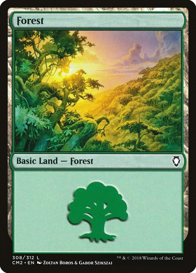 Image for Forest (308) (Commander Anthology Volume II) (308) - Magic: The Gathering