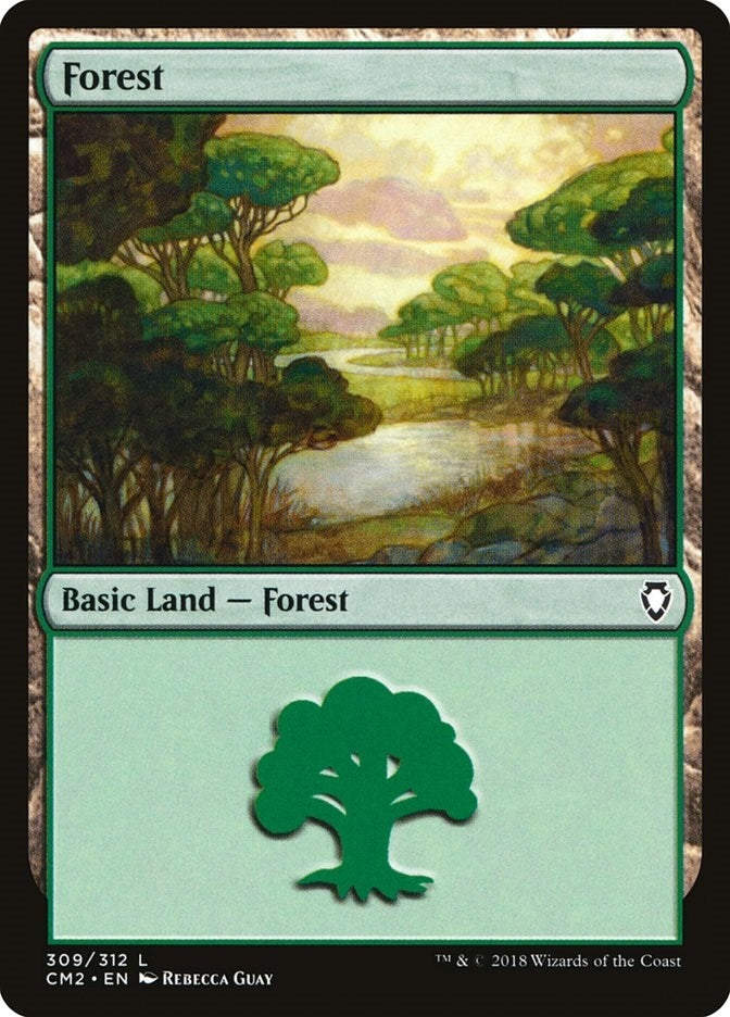 Image for Forest (309) (Commander Anthology Volume II) (309) - Magic: The Gathering