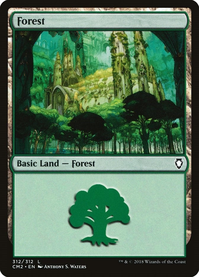 Image for Forest (312) (Commander Anthology Volume II) (312) - Magic: The Gathering