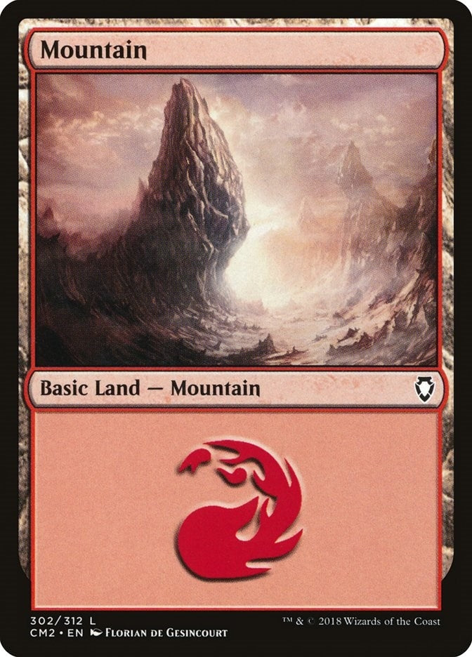 Image for Mountain (302) (Commander Anthology Volume II) (302) - Magic: The Gathering