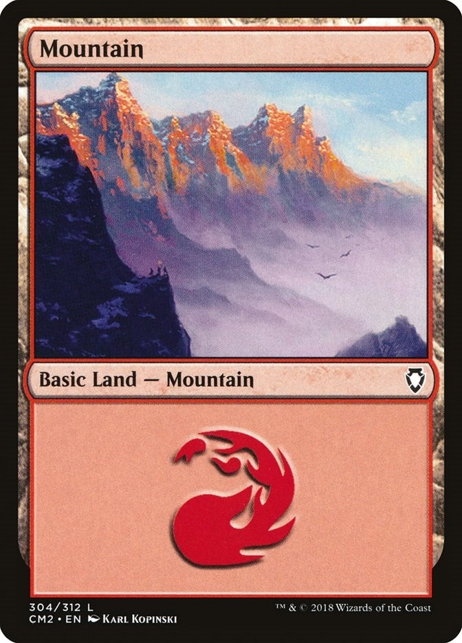 Image for Mountain (304) (Commander Anthology Volume II) (304) - Magic: The Gathering