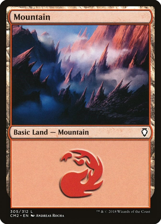 Image for Mountain (305) (Commander Anthology Volume II) (305) - Magic: The Gathering