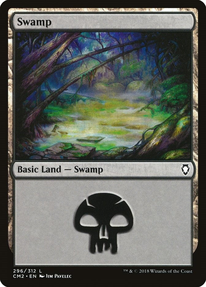 Image for Swamp (296) (Commander Anthology Volume II) (296) - Magic: The Gathering
