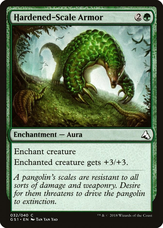 Image for Hardened-Scale Armor (Global Series Jiang Yanggu & Mu Yanling) (32) - Magic: The Gathering