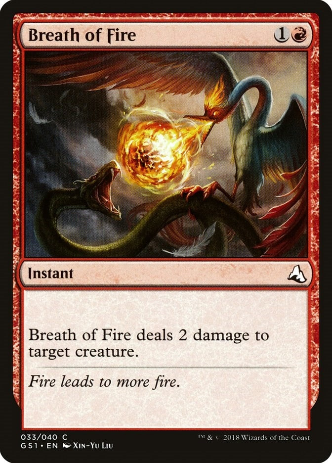 Image for Breath of Fire (Global Series Jiang Yanggu & Mu Yanling) (33) - Magic: The Gathering