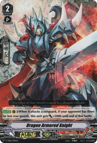 Image for Dragon Armored Knight (RRR Foil) (V-TD02) (V-TD02/004EN)