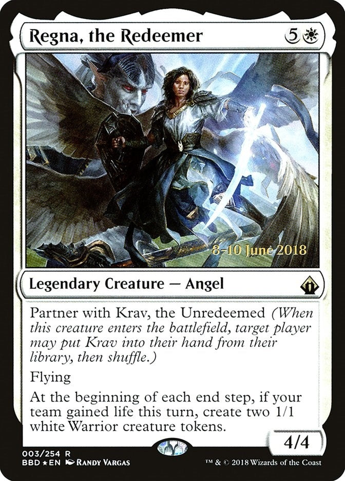 Image for Regna, the Redeemer (Launch Party & Release Event Promos) (3) - Magic: The Gathering