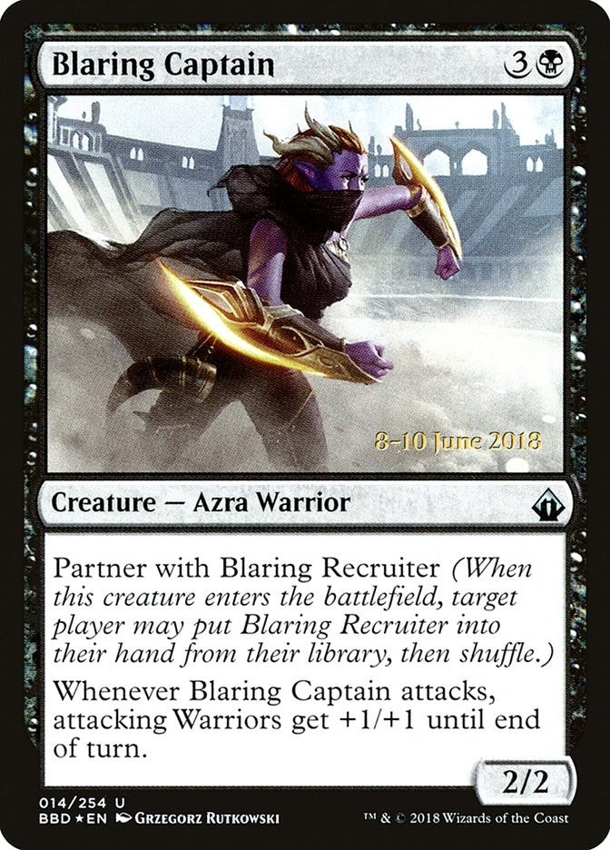 Image for Blaring Captain (Launch Party & Release Event Promos) (14) - Magic: The Gathering