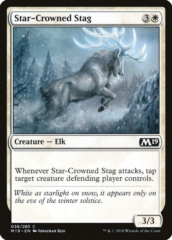 Image for Star-Crowned Stag (Core Set 2019) (38) - Magic: The Gathering