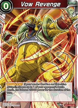 Image for Vow Revenge (Colossal Warfare) (BT4-020) - Dragon Ball Super: Masters