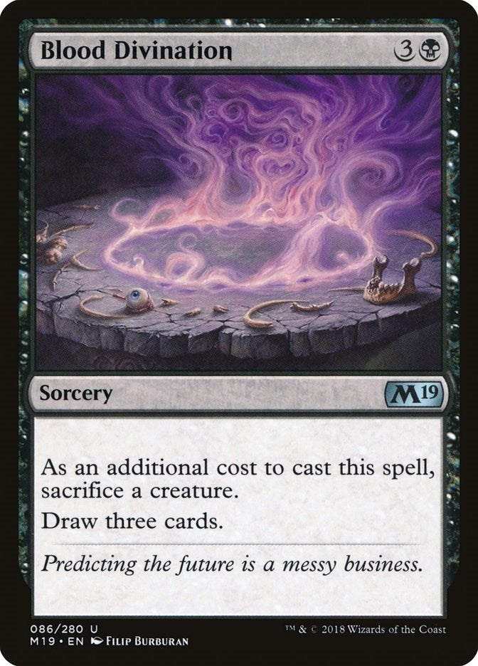Image for Blood Divination (Core Set 2019) (86) - Magic: The Gathering