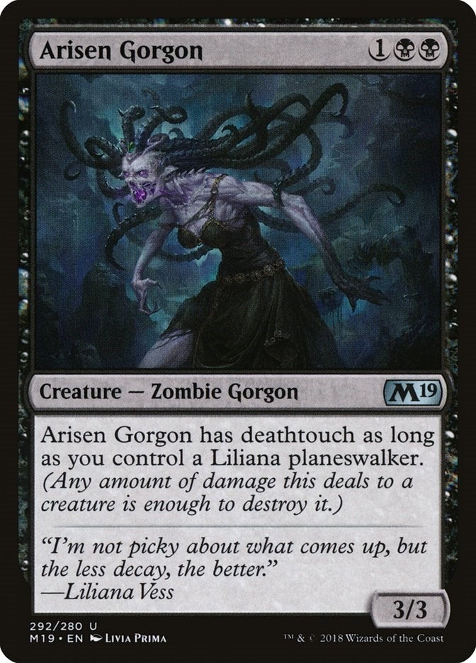 Image for Arisen Gorgon (Core Set 2019) (292) - Magic: The Gathering