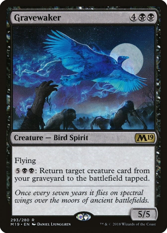 Image for Gravewaker (Core Set 2019) (293) - Magic: The Gathering