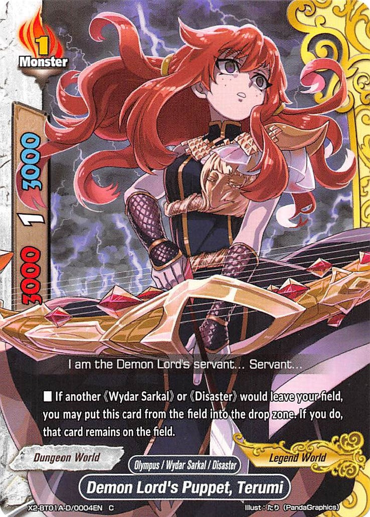 Image for Demon Lord's Puppet, Terumi (Solar Strife) (X2-BT01A-D/0004EN) - Future Card BuddyFight