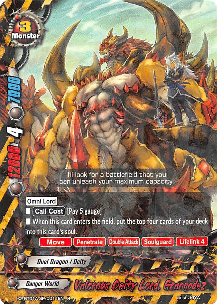 Image for Valorous Deity Lord, Grangadez (Solar Strife) (X2-BT01A-SP/0011EN) - Future Card BuddyFight