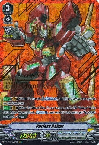 Image for Perfect Raizer (SVR) (V-BT01: Unite! Team Q4) (V-BT01/SV04EN) - Cardfight Vanguard