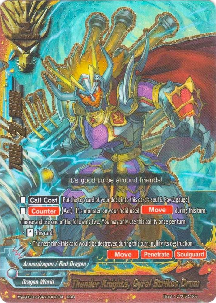 Image for Thunder Knights, Gyral Strikes Drum (Solar Strife) (X2-BT01A-SP/0006EN) - Future Card BuddyFight