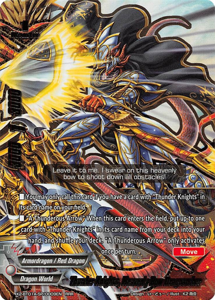 Image for Thunder Knights, Heavenly Bow Dragoarcher (Solar Strife) (X2-BT01A-SP/0009EN) - Future Card BuddyFight