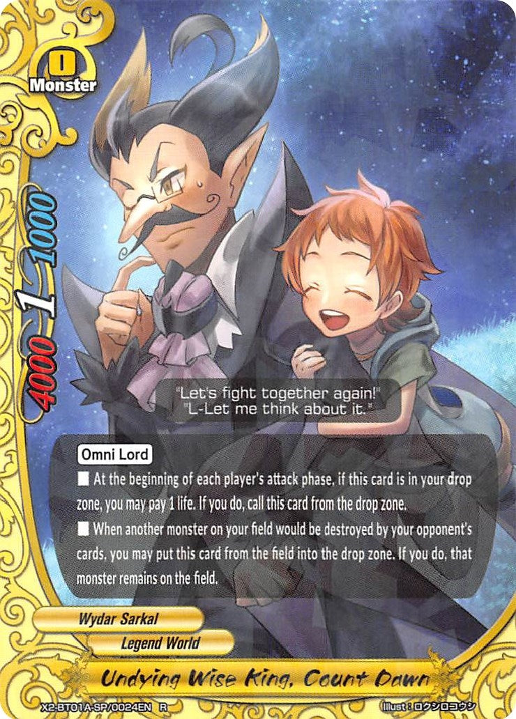 Image for Undying Wise King, Count Dawn (Solar Strife) (X2-BT01A-SP/0024EN) - Future Card BuddyFight