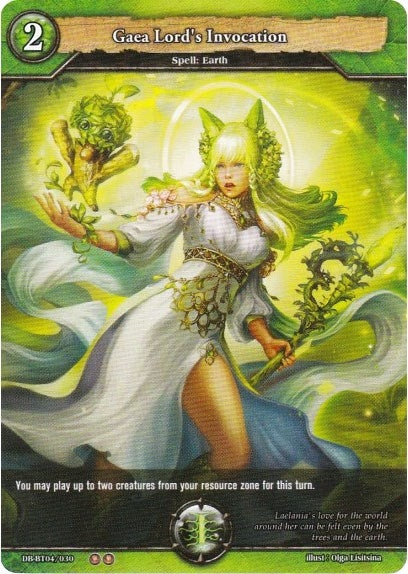 Image for Gaea Lord's Invocation (Surge of Titans) (DB-BT04/030) - Dragoborne