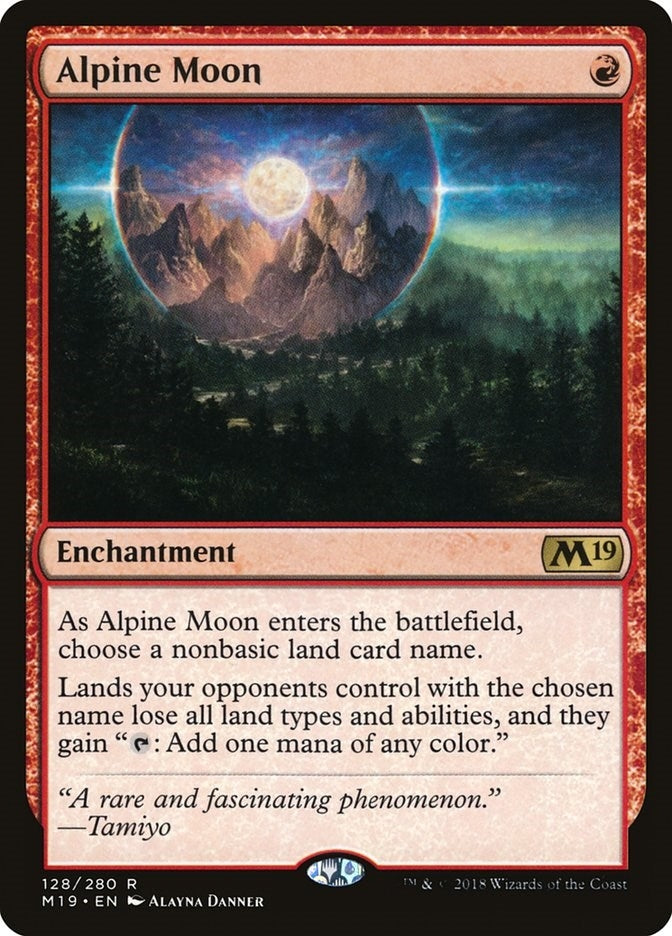 Image for Alpine Moon (Core Set 2019) (128) - Magic: The Gathering