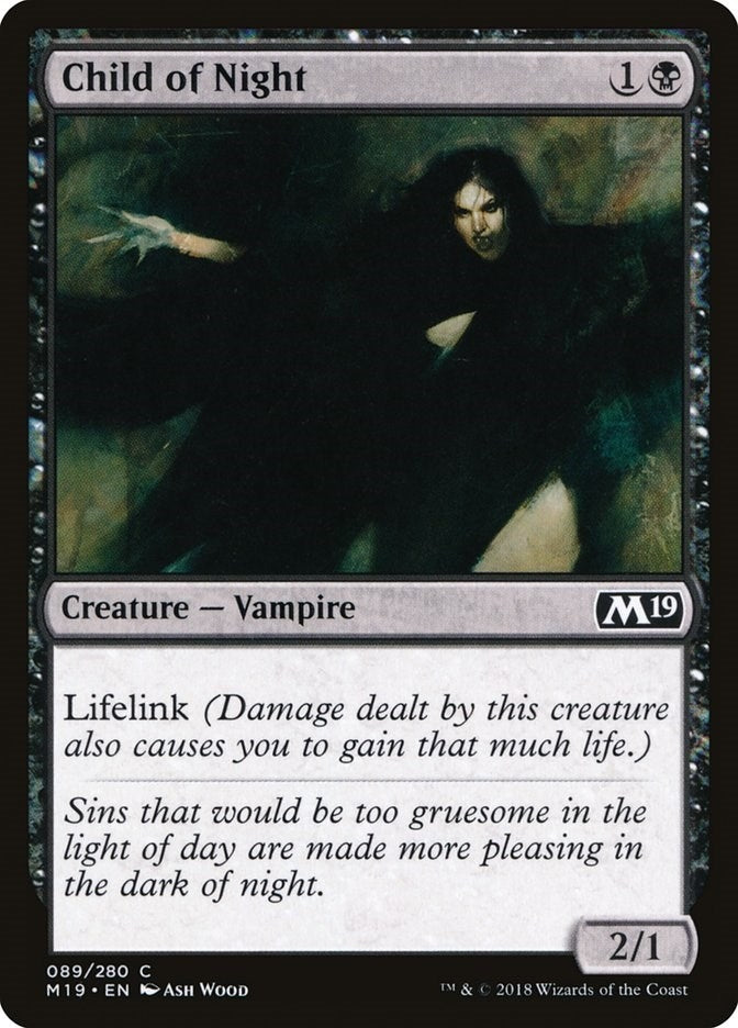 Image for Child of Night (Core Set 2019) (89) - Magic: The Gathering