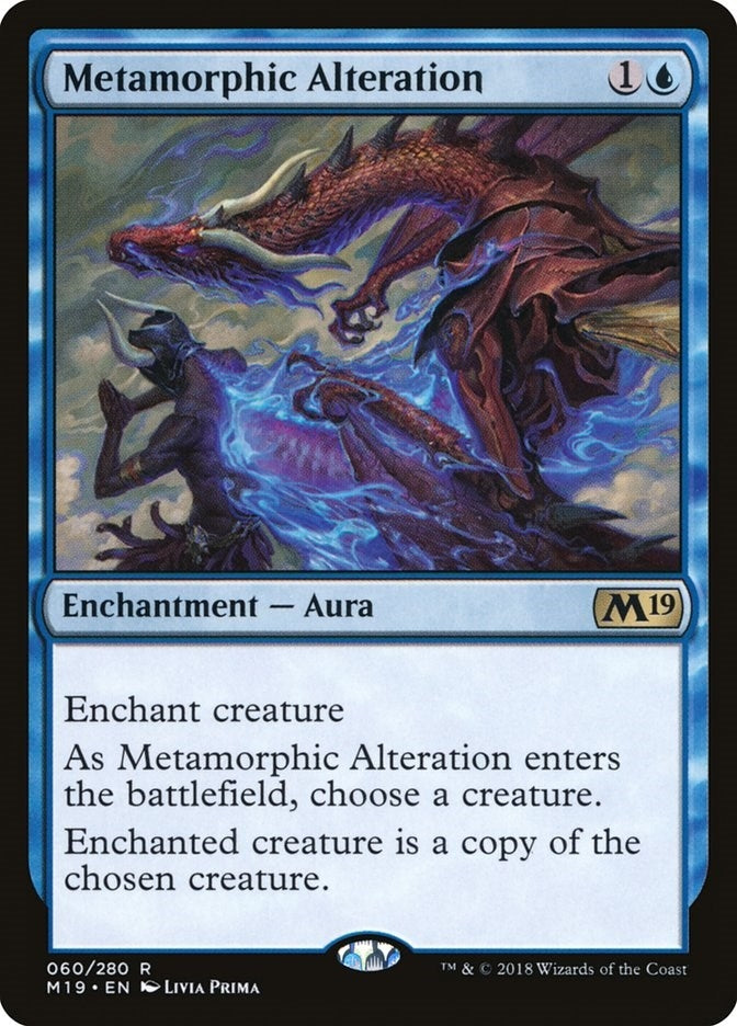 Image for Metamorphic Alteration (Core Set 2019) (60) - Magic: The Gathering